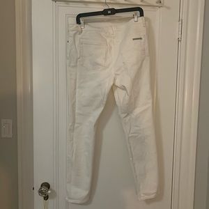 Michael Kors white skinny jeans